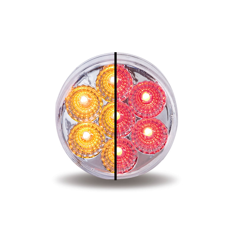 TRUX 2.5" Dual Revolution Amber/Red LED (7 Diodes) TLED-2HXAR