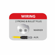 Trux Accessories TRUX 2.5" Dual Revolution Amber/Red LED (7 Diodes) - TLED-2HXAR