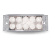 Trux Accessories 2" x 6" Red Marker Rectangular LED Light - (10 Diodes)