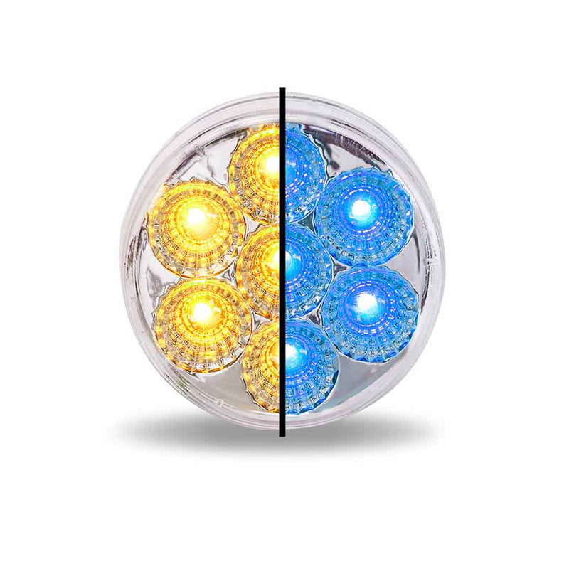 TRUX 2" Dual Revolution Amber/Blue LED (7 Diodes) TLED-2XAB