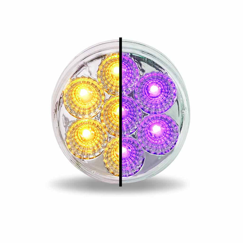Trux Accessories 2" Dual Revolution Amber/Purple LED (7 Diodes) TLED-2XAP