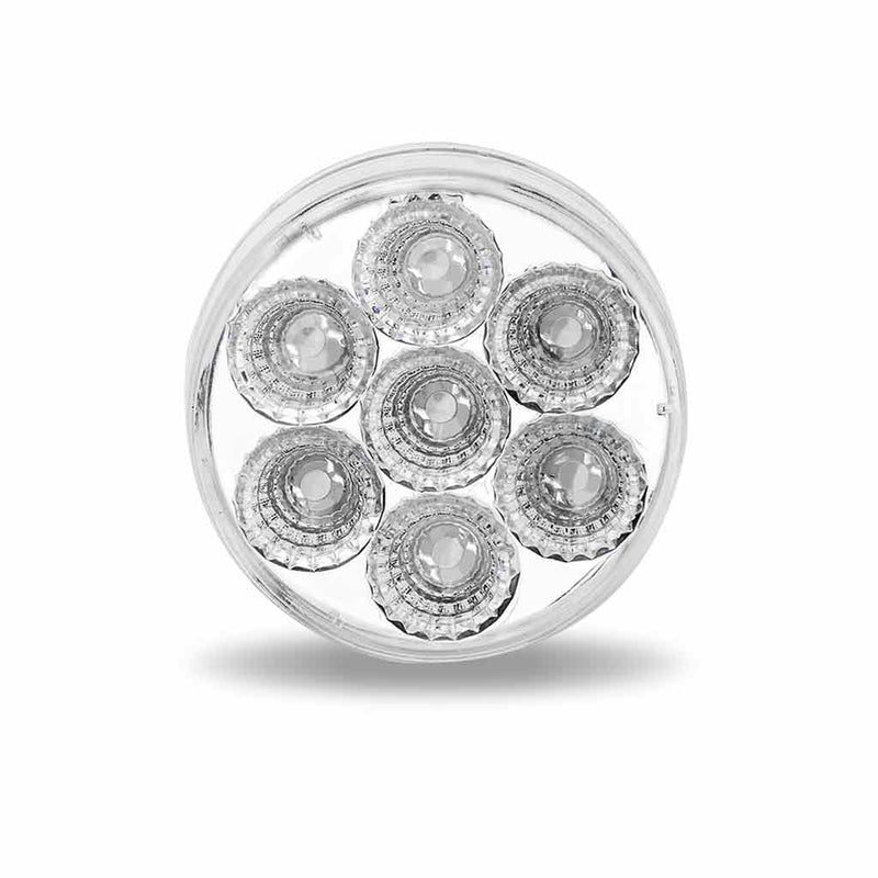 Trux Accessories 2" Clear Red Marker Light (7 Diodes) TLED-2XCR