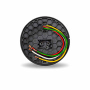 Trux Accessories 4" Round Red Stop, Turn & Tail to White Back-Up to Amber Strobe LED Light - 36 Flash Patterns TLED-450R