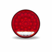 Trux Accessories 4" Round Red Stop, Turn & Tail to White Back-Up to Work Lamp LED Light - Spot Beam, 1590 Lumens TLED-45