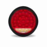 Trux Accessories 4" Round Red Stop, Turn & Tail to White Back-Up to Work Lamp LED Light - Spot Beam, 1590 Lumens TLED-45