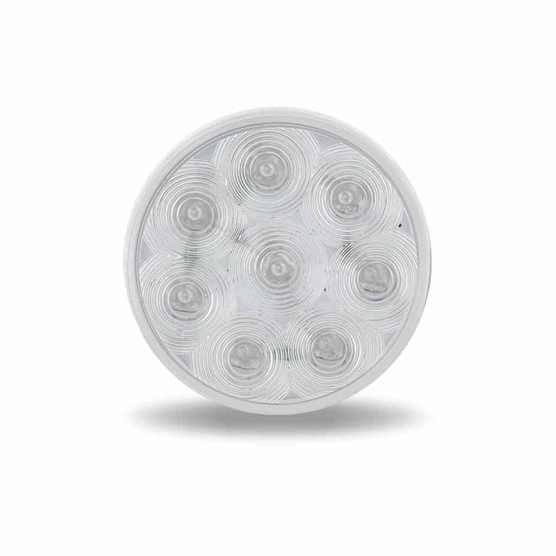 TRUX 4" Clear Red Stop, Turn & Tail LED (8 Diodes) TLED-48CR