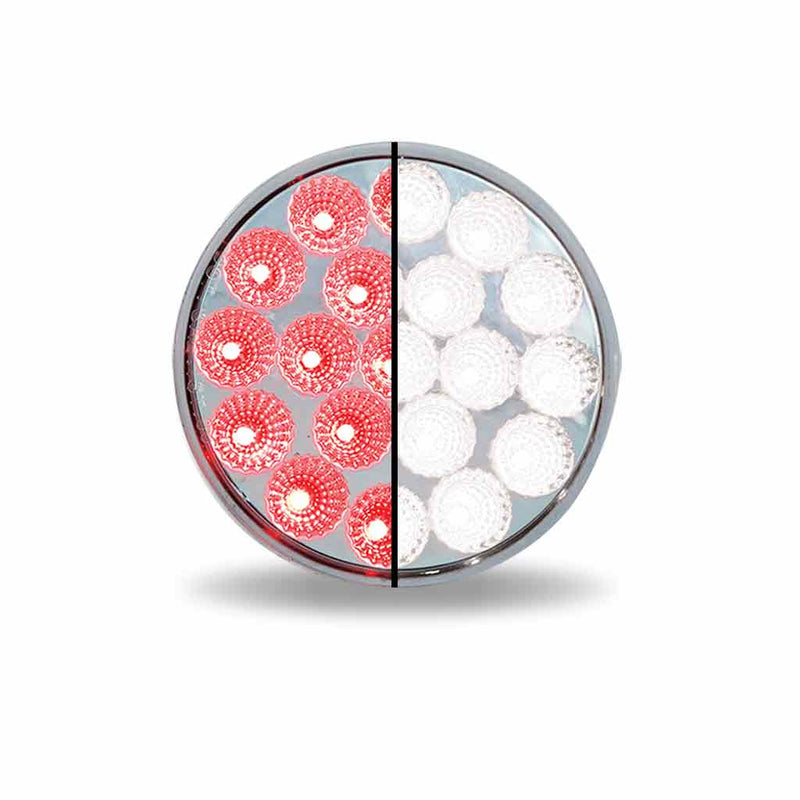 TRUX 4" Dual Red/White Stop, Turn & Tail LED (19 Diodes) TLED-4X40