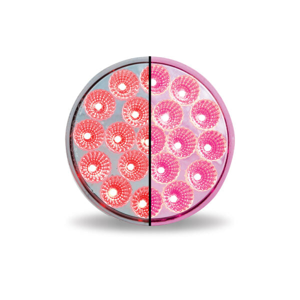 Trux Accessories TRUX 4" Dual Revolution Stop/Turn/Tail - Red to Pink (19 Diodes) - TLED-4XRPINK