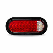 Trux Accessories 6" Oval Red Stop, Turn & Tail to White Back-Up to Work Lamp LED Light - Spot Beam, 1590 Lumens TLED-650