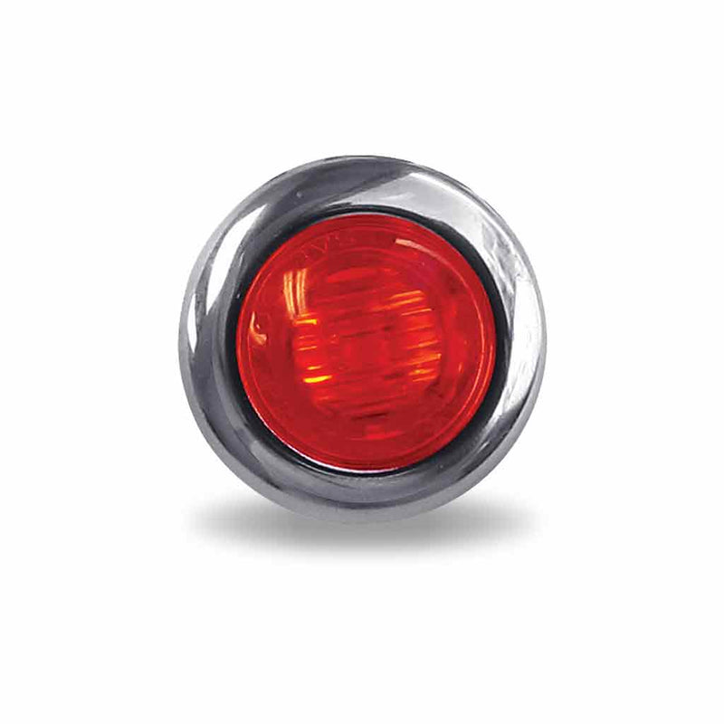 Trux Accessories Mini Button Red LED Light 3 Wire TLED-B3R