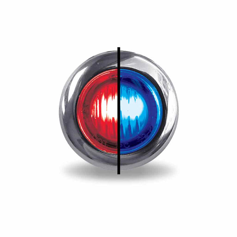Trux Accessories Mini Button Dual Revolution Red/Blue LED TLED-BX3RB