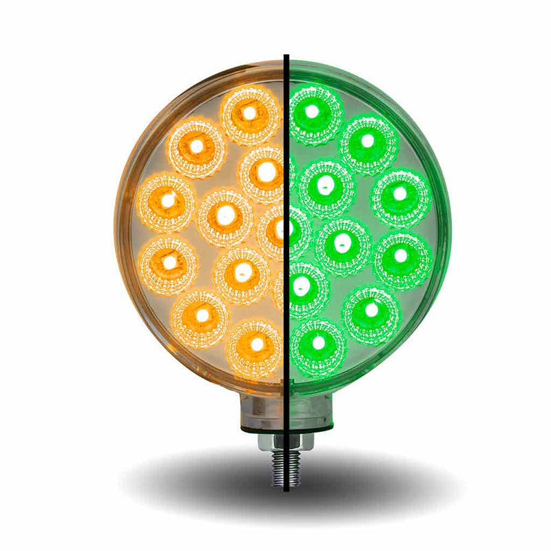 TRUX Double Face Combination Dual Revolution Amber/Red/Green LED (38 Diodes) TLED-DFXG