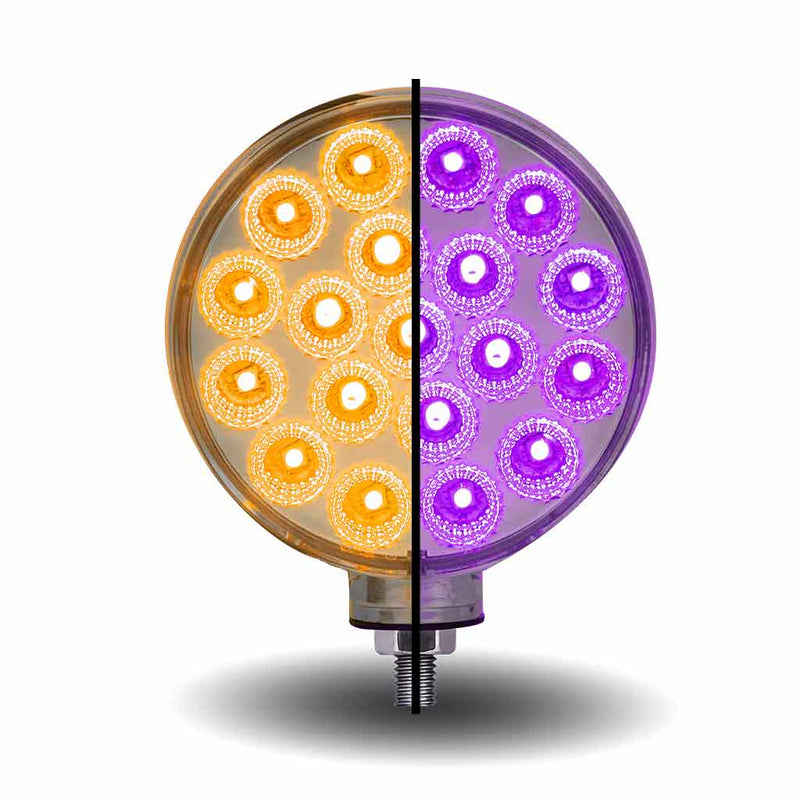 TRUX Double Face Combination Dual Revolution Amber/Red/Purple LED (38 Diodes) TLED-DFXP