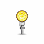 Trux Accessories TRUX Mini Round Double Face Amber/Red to Green Marker Light (12 Diodes) - TLED-DL1XG