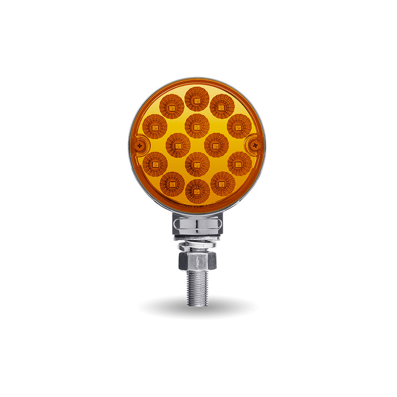 TRUX Amber/Red Turn & Marker Double Face Light 3" Mini (28 Diodes) TLED-DL3X