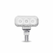 Trux Accessories TRUX Clear Amber/Red Double Faced Rectangular Clearance Marker - 1.5" x3" (10 LED) - TLED-DR1XC