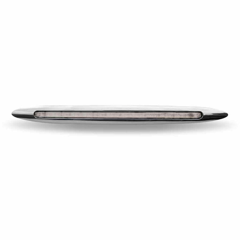 Trux Accessories Slim Marker 17" Flatiline Clear Red LED TLED-F17CR