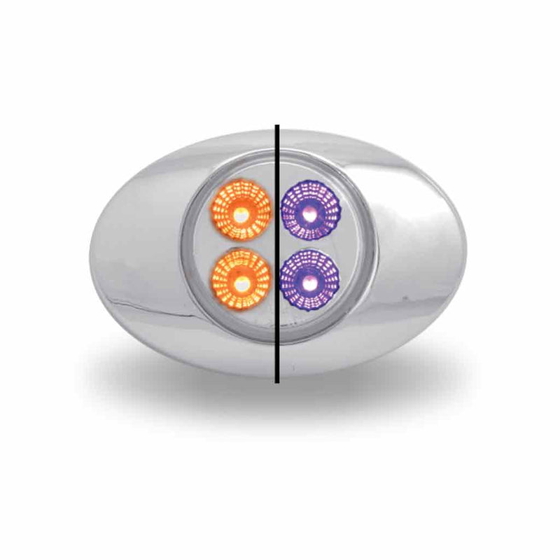 Trux Accessories Marker M3 Style Dual Revolution Amber/Purple LED (4 Diodes) TLED-G2XAP
