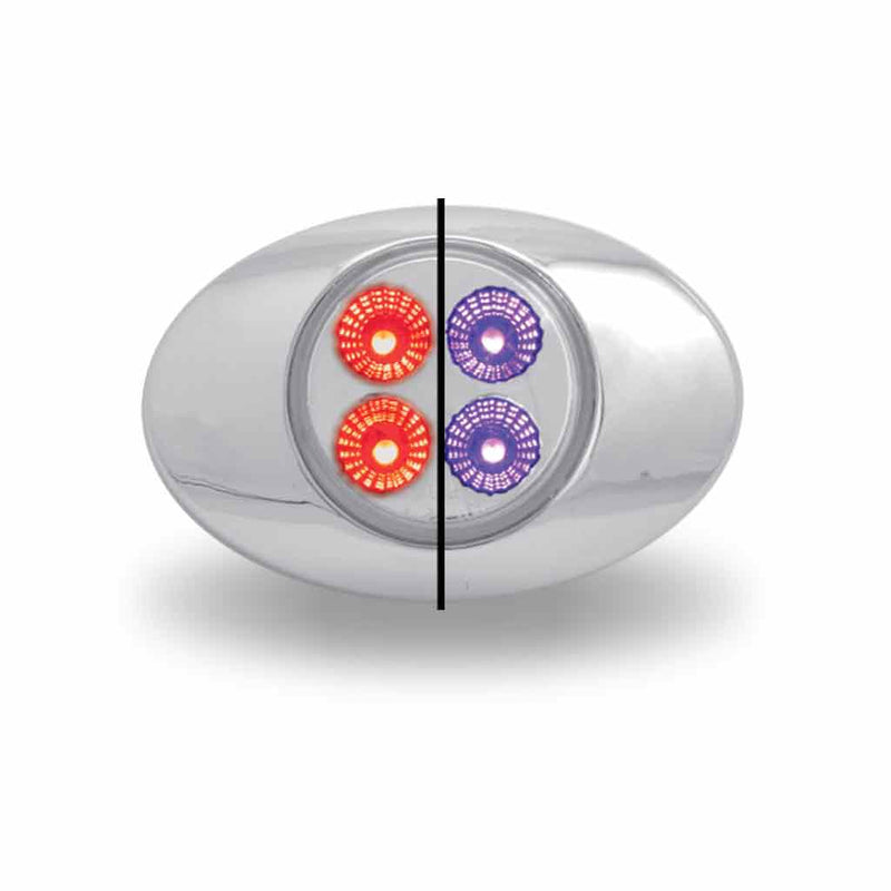 Trux Accessories Marker M3 Style Dual Revolution Red/Purple LED (4 Diodes) TLED-G2XRP