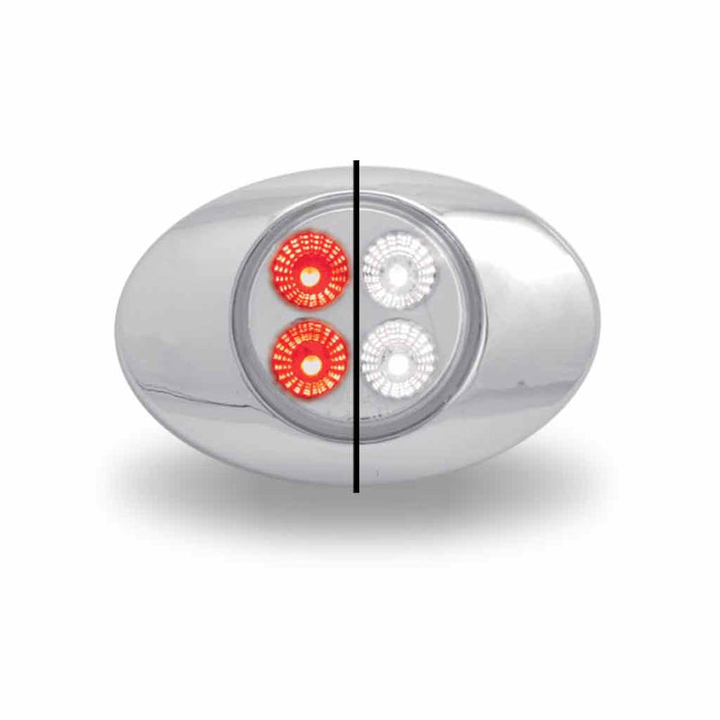 Trux Accessories Marker M3 Style Dual Revolution Red/White LED (4 Diodes) TLED-G2XRW