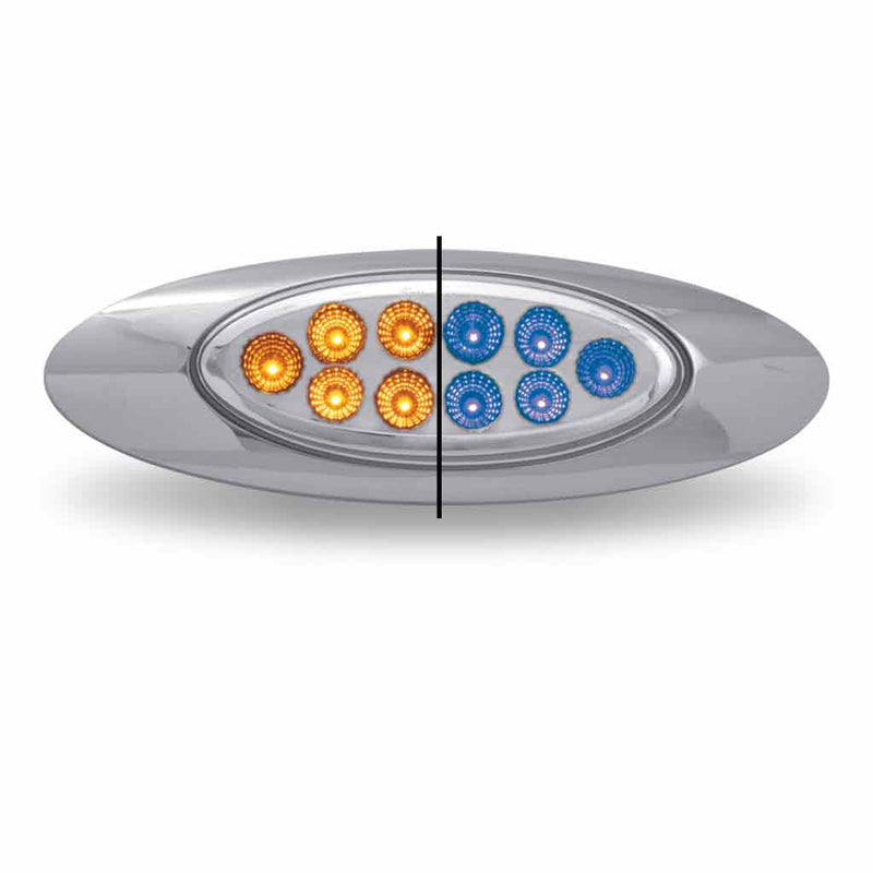 TRUX Marker M1 Style Dual Revolution Amber/Blue LED (10 Diodes) TLED-G4XAB