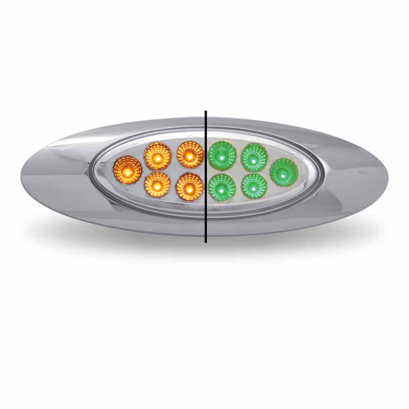 TRUX Marker M1 Style Dual Revolution Amber/Green LED (10 Diodes) TLED-G4XAG