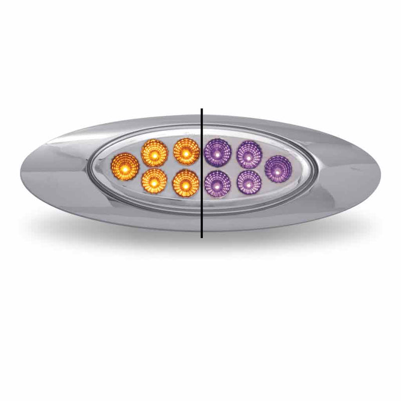 TRUX Marker M1 Style Dual Revolution Amber/Purple LED (10 Diodes) TLED-G4XAP