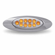 Trux Accessories TRUX M1 Style Marker Light - Clear/Amber (10 Diodes) - TLED-G4XCA