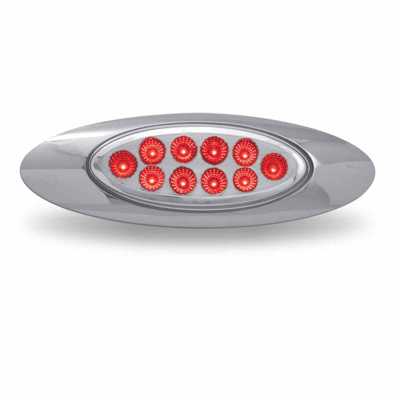 Trux Accessories TRUX Marker M1 Style Clear/Red LED (10 Diodes) - TLED-GXCR