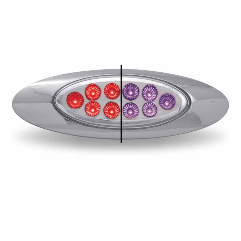 Trux Accessories Marker M1 Style Dual Revolution Red/Purple LED (10 Diodes) TLED-G4XRP