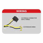 Trux Accessories TRUX Retro Series LED Projector Headlight Assembly  (Passenger Side) - TLED-H105
