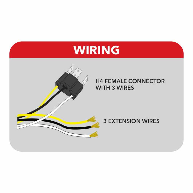 Trux Accessories TRUX Retro Series LED Projector Headlight Assembly  (Passenger Side) - TLED-H105