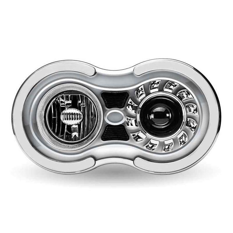 TRUX Retro Series LED Projector Headlight Assembly (Passenger Side) TLED-H105