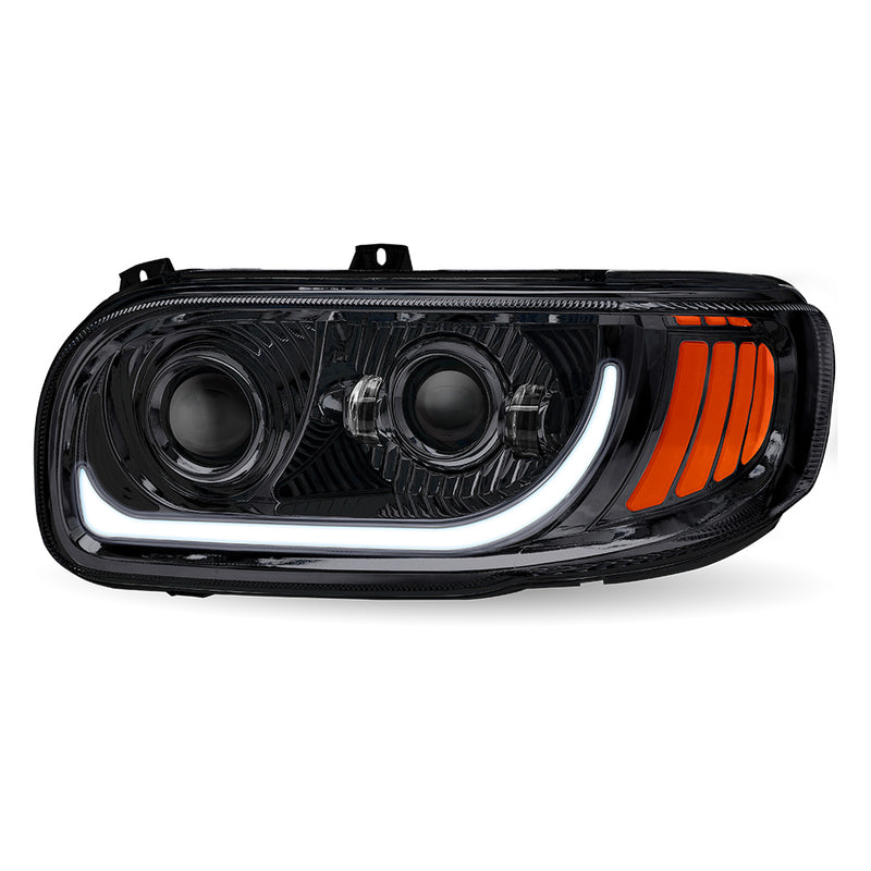 TRUX LED Projector Black Headlight Assembly Driver Side TLED-H112