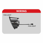 Trux Accessories Cascadia LED Projector Fog Light - Driver Side (Chrome)