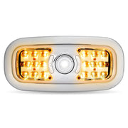 Trux Accessories TRUX LED Interior Projector 7-Color Dome and Map Light for Peterbilt - (Chrome) - TLED-IR10