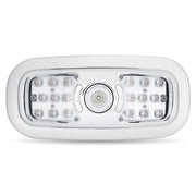 Trux Accessories TRUX LED Interior Projector 7-Color Dome and Map Light for Peterbilt - (Chrome) - TLED-IR10