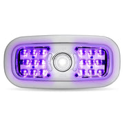 Trux Accessories TRUX LED Interior Projector 7-Color Dome and Map Light for Peterbilt - (Chrome) - TLED-IR10