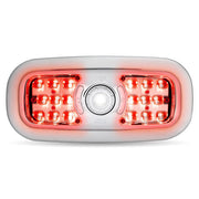 Trux Accessories TRUX LED Interior Projector 7-Color Dome and Map Light for Peterbilt - (Chrome) - TLED-IR10