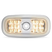Trux Accessories TRUX LED Interior Projector 7-Color Dome and Map Light for Peterbilt - (Chrome) - TLED-IR10