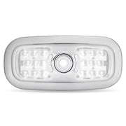Trux Accessories TRUX LED Interior Projector 7-Color Dome and Map Light for Peterbilt - (Chrome) - TLED-IR10
