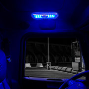 Trux Accessories TRUX LED Interior Projector 7-Color Dome and Map Light for Peterbilt - (Chrome) - TLED-IR10