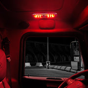 Trux Accessories LED Interior Projector 7-Color Dome and Map Light for Peterbilt - Black