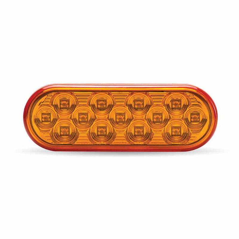 TRUX Oval Mirror Amber LED (13 Diodes) TLED-OBMA