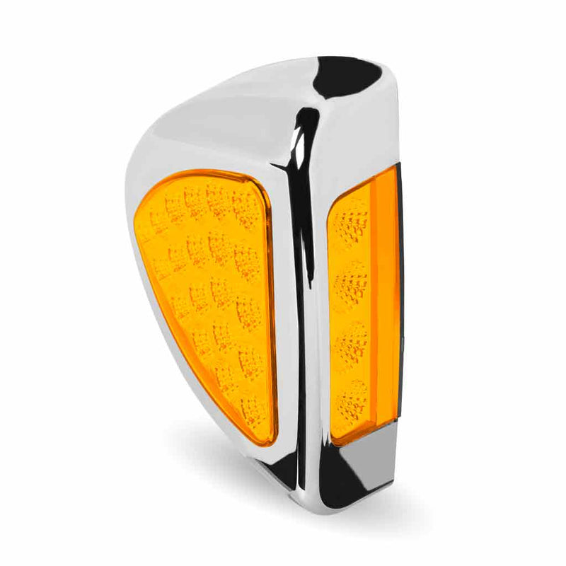 TRUX Peterbilt Side Headlight Triangle Amber LED (24 Diodes) TLED-PSH