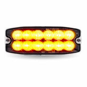 Trux Accessories Dual Solid Color Directional LED Slim Surface Strobe Light –  (Amber/Blue)