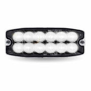Trux Accessories Dual Solid Color Directional LED Slim Surface Strobe Light –  (Amber/White)