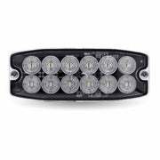 Trux Accessories Dual Solid Color Directional LED Slim Surface Strobe Light –  (Amber/Blue)