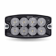 Trux Accessories Dual Solid Color Directional LED Slim Surface Strobe Light – (Amber/Green)