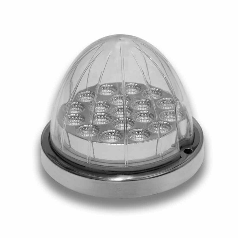 TRUX Clear/Amber Watermelon Clearance and Marker Light 19 Diodes TLED-WCA